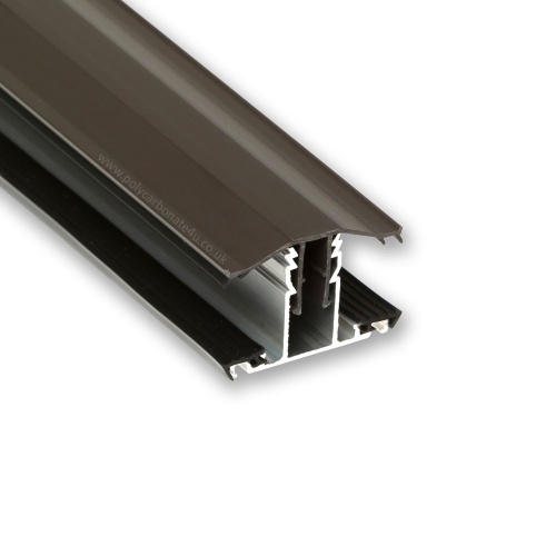 Rafter Supported Glazing  Bars For 25mm & 35mm Polycarbonate Brown